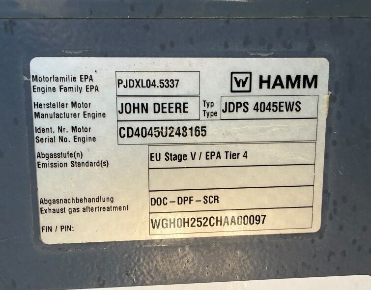 HAMM  HC110i **IMPECCABLE-LIKE NEW**
